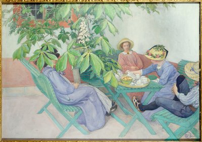 Sotto il Castagno da Carl Larsson