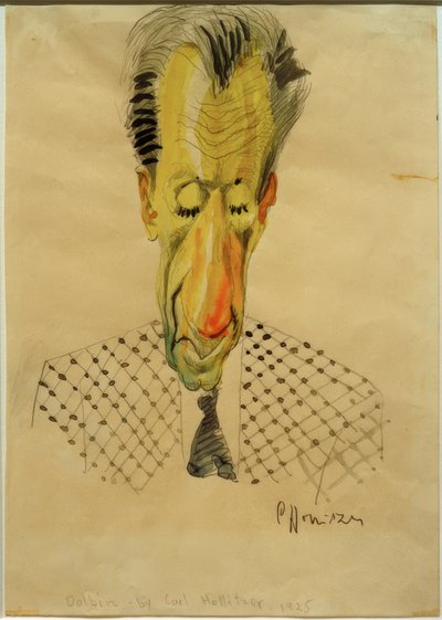 B.F. Dolbin / Caricatura di C.-F. Hollitzer, 1925 da Carl Leopold Hollitzer
