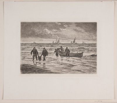 Il pescato portato a terra da Carl Locher