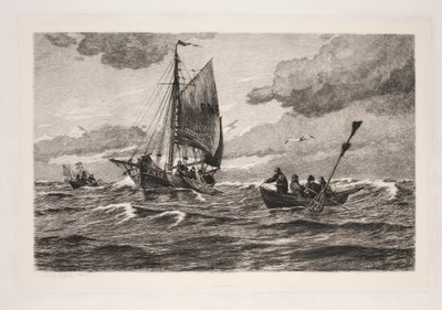 Pescatori in mare da Carl Locher