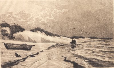 Dalle dune di Skagens Sønderstrand da Carl Locher