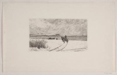 Giornata invernale a Hornbæk da Carl Locher