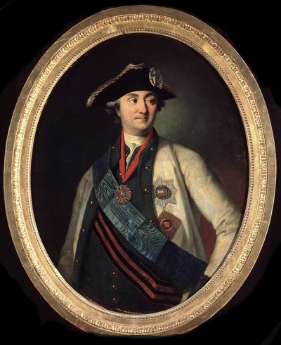 Ritratto del conte Alexei Grigorievitch Orlov (1737-1808), comandante delle Forze navali russe da Carl Ludwig Christinek