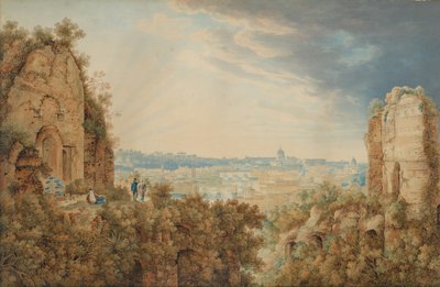 Veduta di Roma dal Palatino da Carl Ludwig Frommel