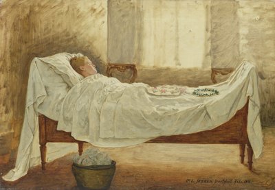 Letto di morte da Carl Ludwig Jessen