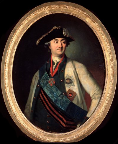 Conte Alexey Grigoryevich Orlov di Chesma, 1737-1808, 1779 da Carl Ludwig Johann Christineck