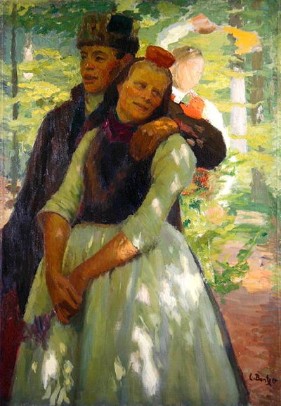 Una coppia di Schwalm da Carl Ludwig Noah Bantzer