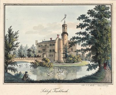 Castello di Fischbach (Slesia) da Carl Mattis