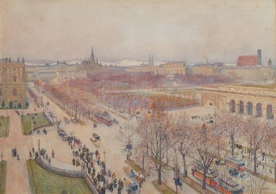 La Ringstraße a Vienna da Carl Max Müller