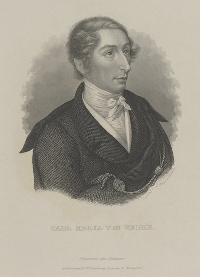 Carl Maria von Weber 1786-1826, c. 1840 da Carl Mayer