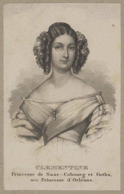 Klementyna, principessa di Sassonia-Coburgo da Carl Mayer