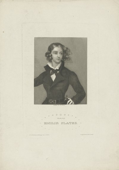 Ritratto di Emilia Plater 1806-1831, ca 1834 da Carl Mayer