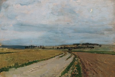 Studio di atmosfera serale, Michelhausen (Plankenberg) da Carl Moll