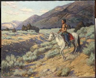 Scout, Taos Valley, New Mexico da Carl Moon