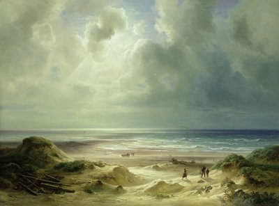 Duna di Hegoland, mare tranquillo da Carl Morgenstern