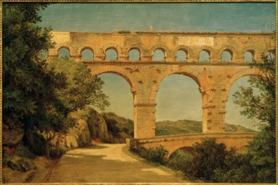 Ponte del Gard vicino a Nîmes da Carl Morgenstern