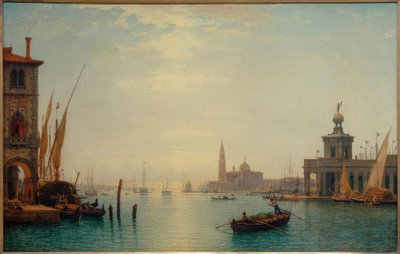 Venezia, Canal Grande, veduta di S.Giorgio da Carl Morgenstern