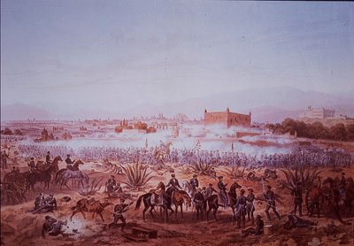 Guerra messicano-americana (1846-48), Battaglia di Molino del Rey, truppe statunitensi all