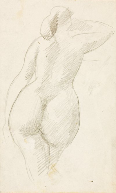 Vista posteriore di nudo femminile da Carl Newman