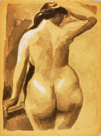 Vista posteriore di un nudo femminile da Carl Newman