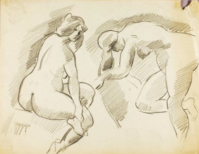 Female Nude (Two) da Carl Newman