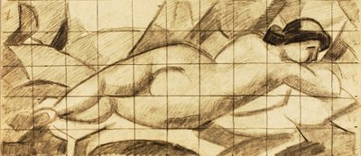 Nudo femminile, sdraiato da Carl Newman