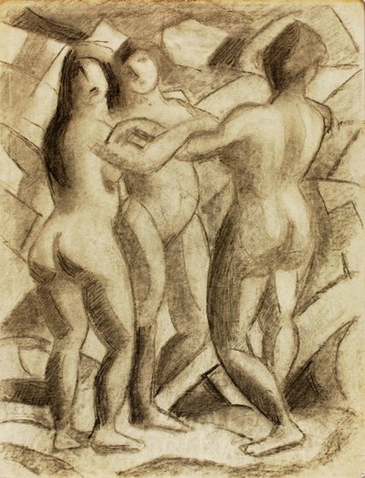 Gruppo di tre nudi femminili da Carl Newman