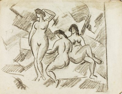 Gruppo di tre nudi femminili da Carl Newman