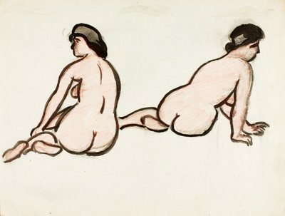 Gruppo di due nudi femminili da Carl Newman