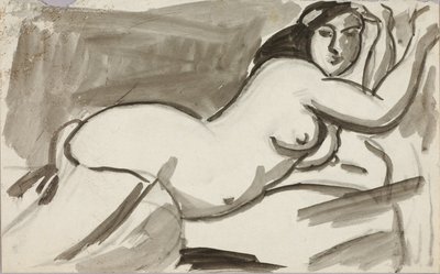 Nudo femminile reclinato da Carl Newman