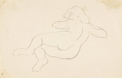 Nudo femminile reclinato da Carl Newman
