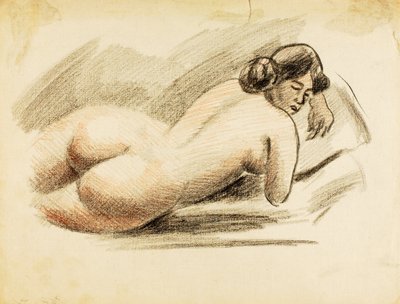 Nudo femminile reclinato da Carl Newman