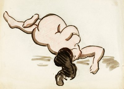 Nudo femminile reclinato da Carl Newman