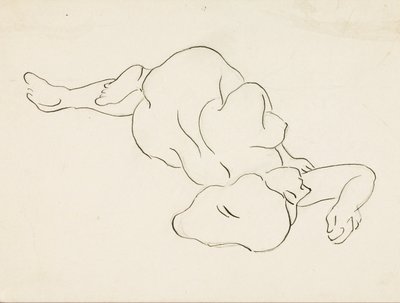 Nudo femminile reclinato da Carl Newman