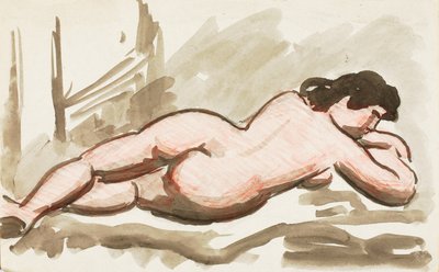 Nudo femminile reclinato da Carl Newman