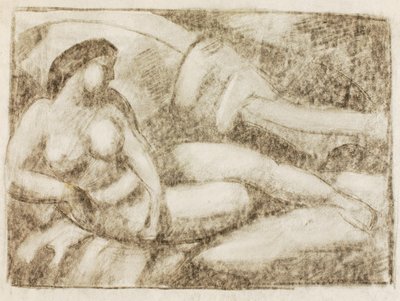 Nudo femminile reclinato da Carl Newman