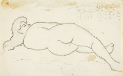 Nudo femminile reclinato da Carl Newman