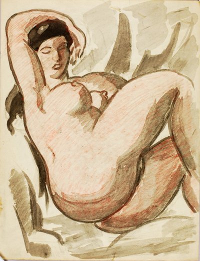 Nudo femminile reclinato da Carl Newman
