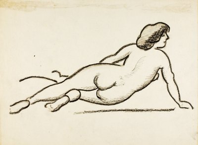 Nudo femminile reclinato da Carl Newman