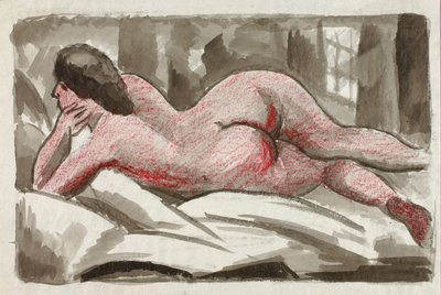 Nudo femminile reclinato da Carl Newman