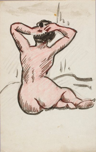 Nudo seduto da Carl Newman
