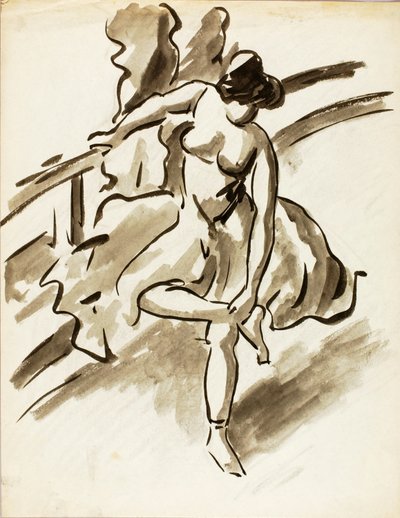 Ballerina in piedi da Carl Newman