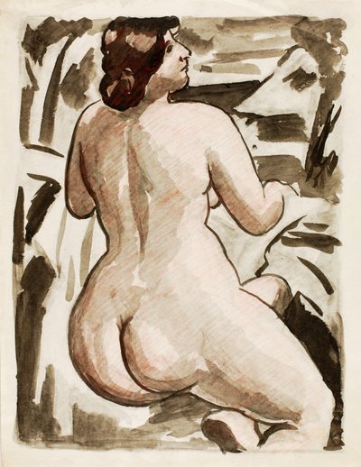 Nudo femminile in piedi da Carl Newman