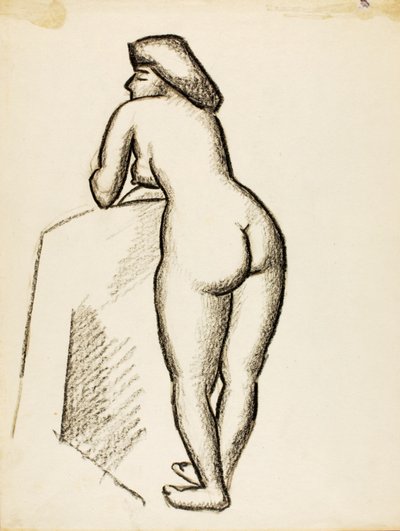 Nudo femminile in piedi da Carl Newman