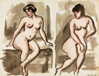 Due nudi femminili da Carl Newman