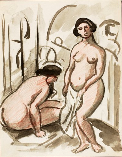 Due figure nude da Carl Newman