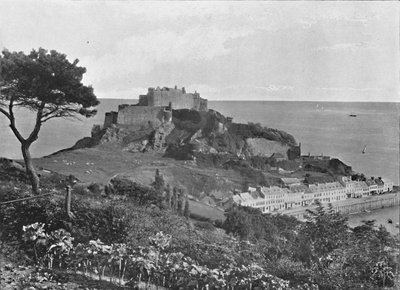Castello di Mont Orgueil, Jersey, c1896 da Carl Norman