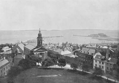 St. Peter Port e Isola, Guernsey, c1896 da Carl Norman