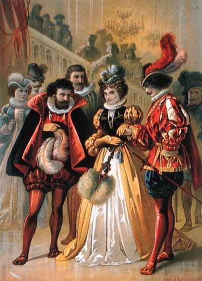 Cenerentola al ballo, illustrazione per 