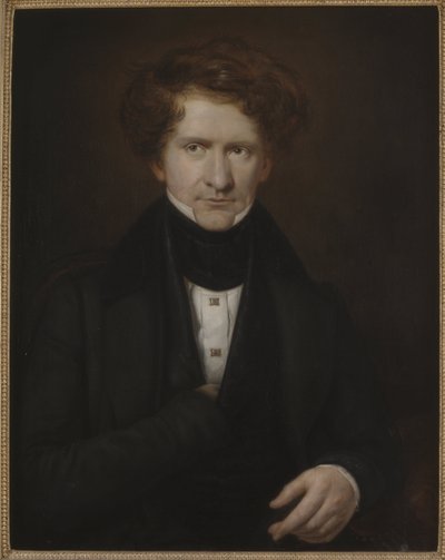Ritratto del compositore Adolf Fredrik Lindblad da Carl Peter Mazer